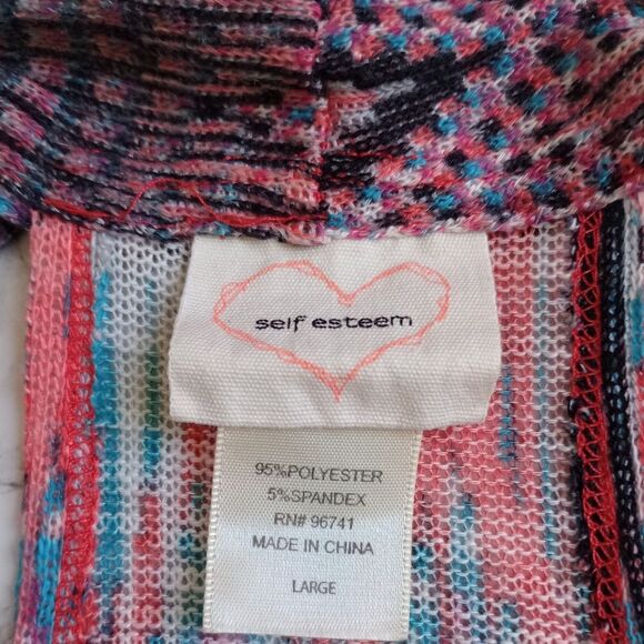 Self Esteem Sleeveless Vest Cardigan Size Large - Picture 4 of 6